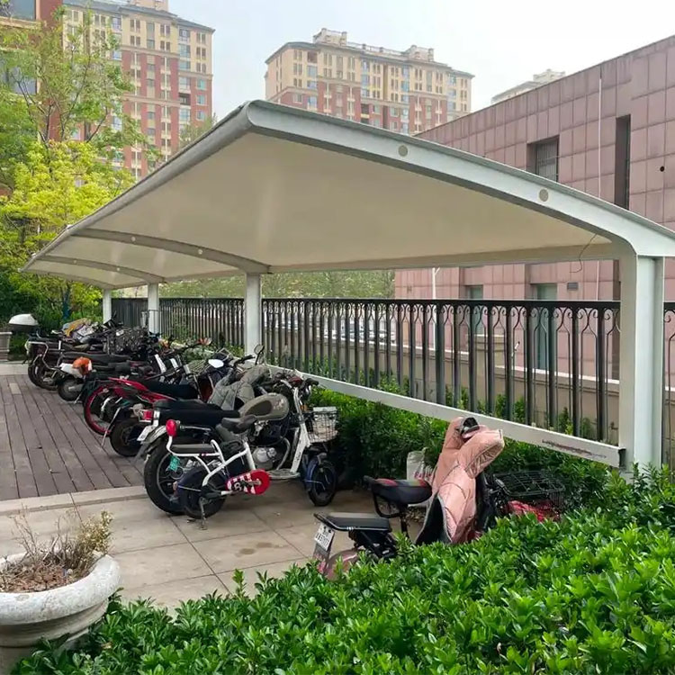 桂林膜结构电动车棚